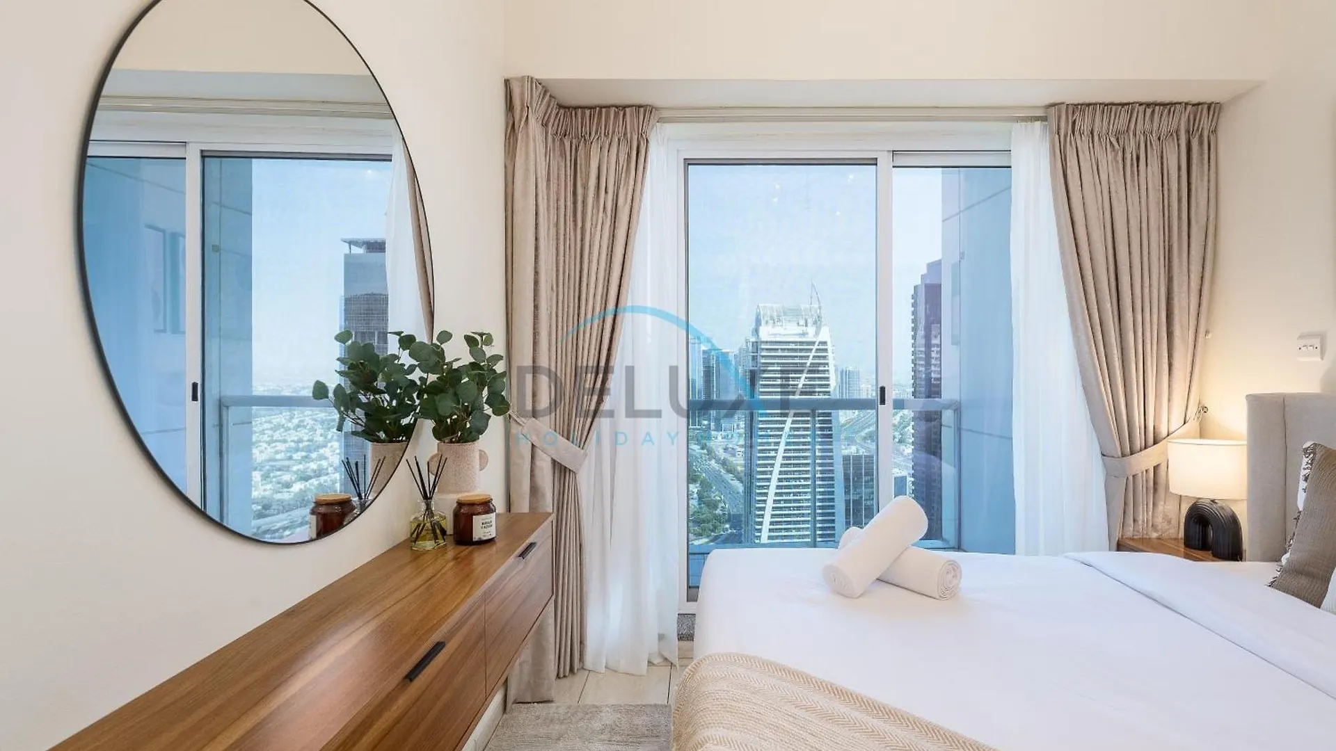 Bright 1Br With Lake Views, Jumeirah Lake Towers By Deluxe Holidya Homes Dubai Apartment